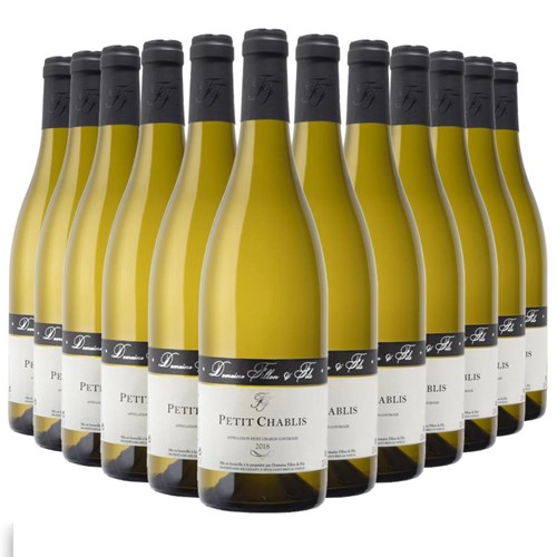 Case of 12 Domaine Fillon Petit Chablis 75cl White Wine